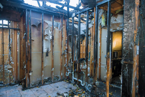 Professional Fire Damage Repair technician working in Monticello, FL